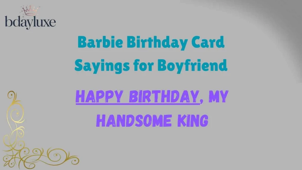 Barbie Birthday Card Sayings for Boyfriend