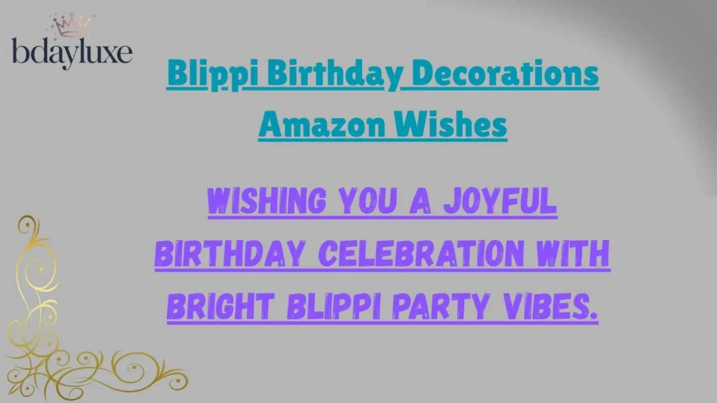 Blippi Birthday Decorations Amazon Wishes