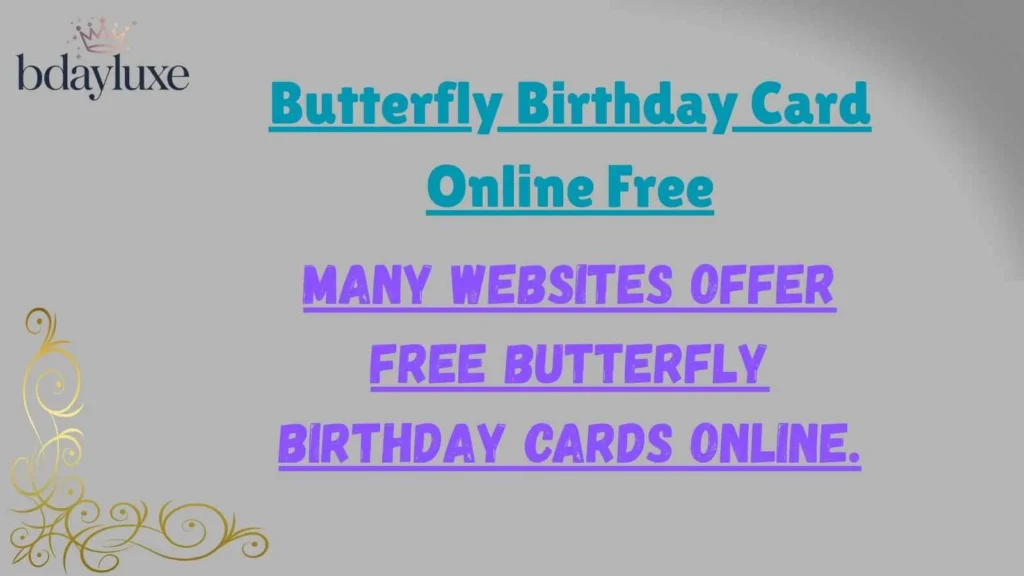 Butterfly Birthday Card Online Free