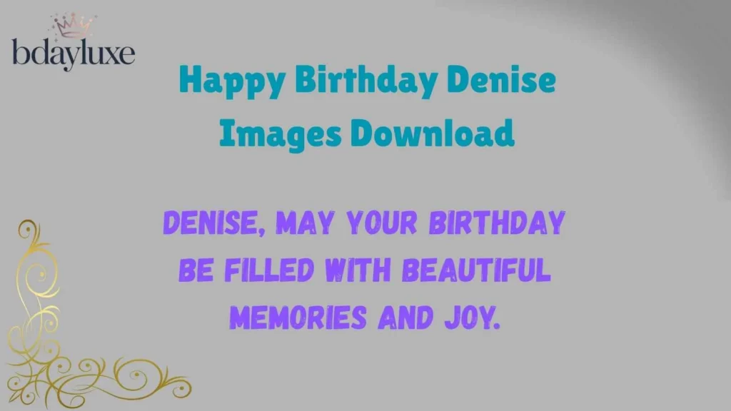 Happy Birthday Denise Images Download