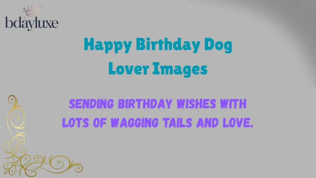 Happy Birthday Dog Lover Images