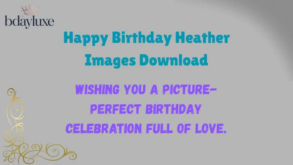 Happy Birthday Heather Images Download