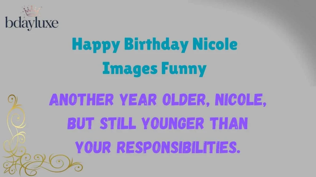 Happy Birthday Nicole Images Funny