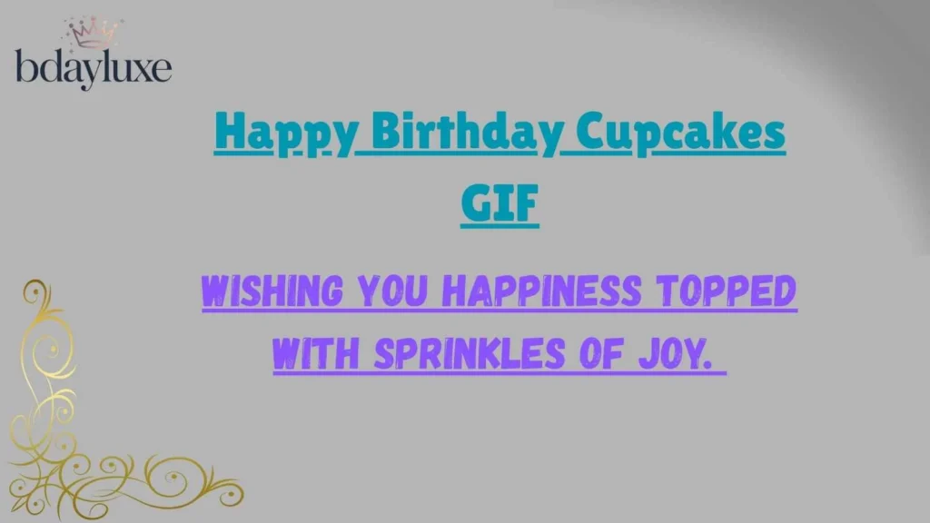 Happy Birthday Cupcakes GIF