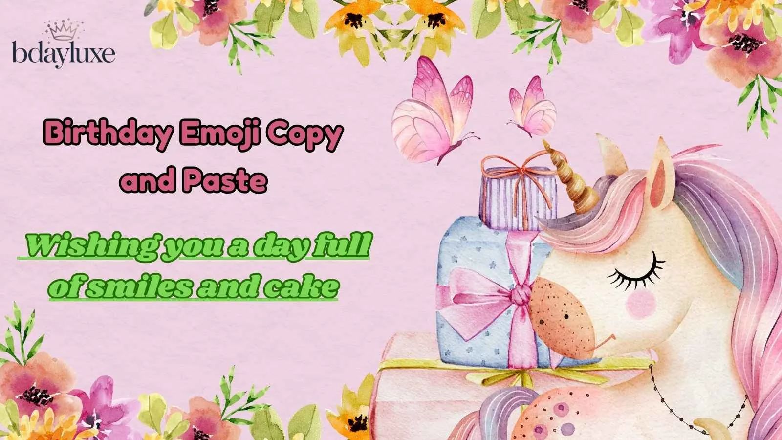 Birthday Emoji Copy and Paste