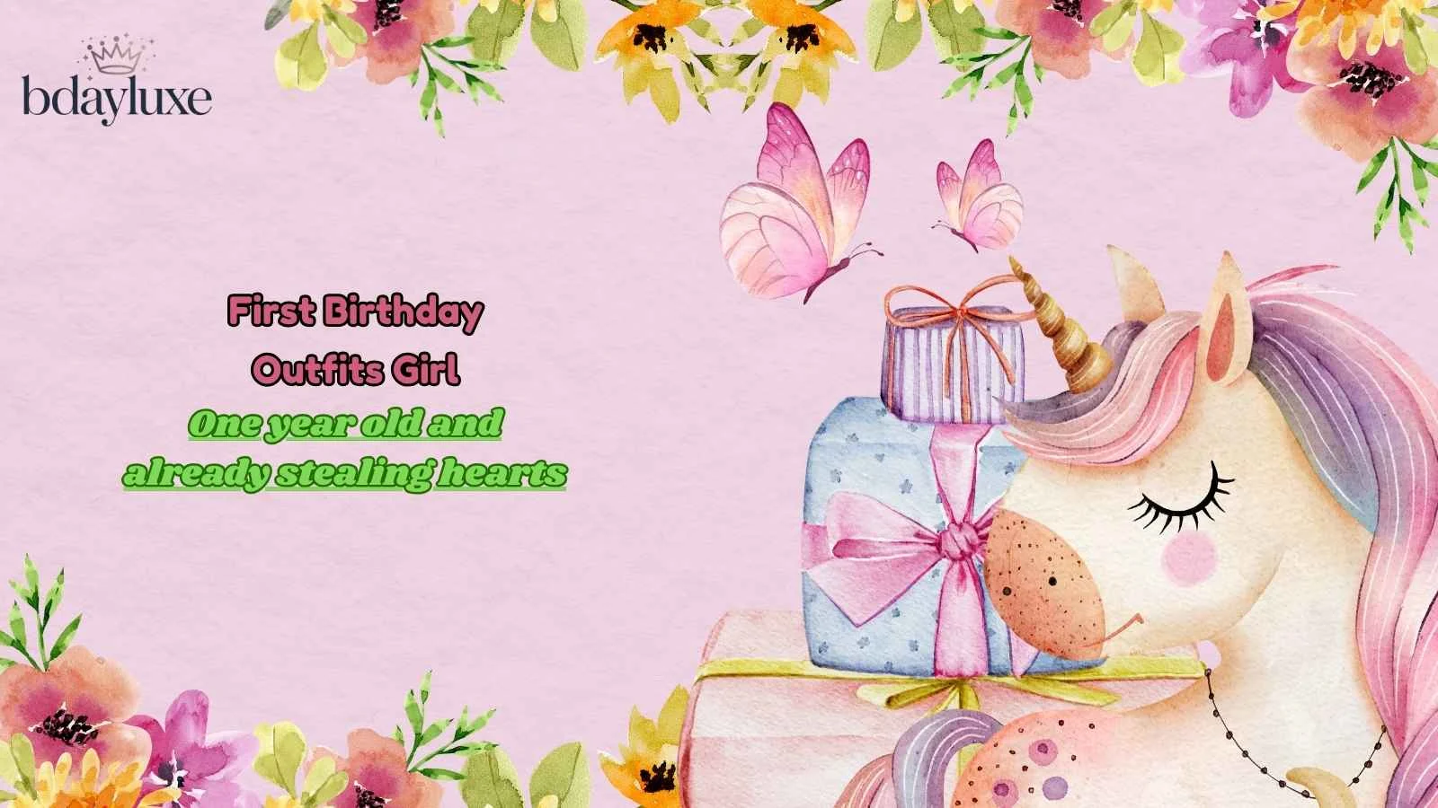 First Birthday Outfits Girl