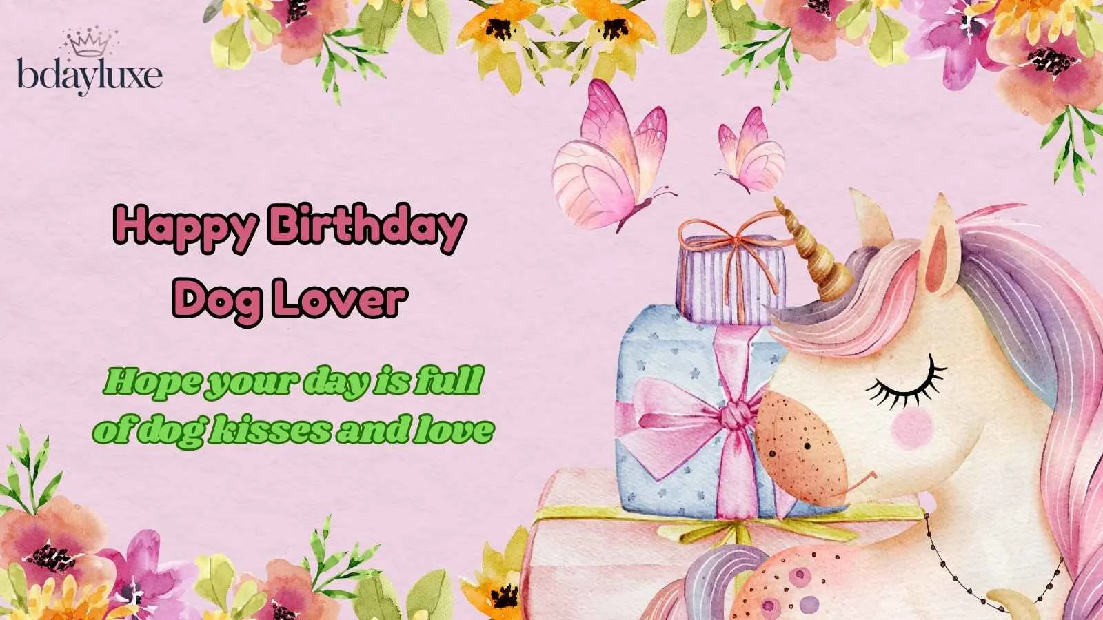 Happy Birthday Dog Lover