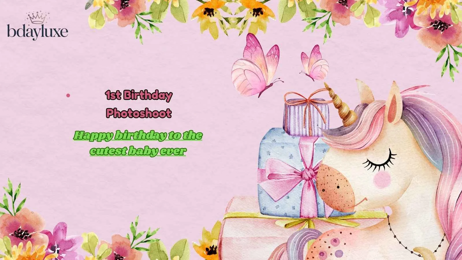 1st Birthday Photoshoot