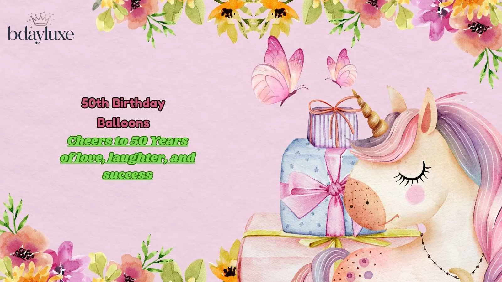 50th Birthday Balloons