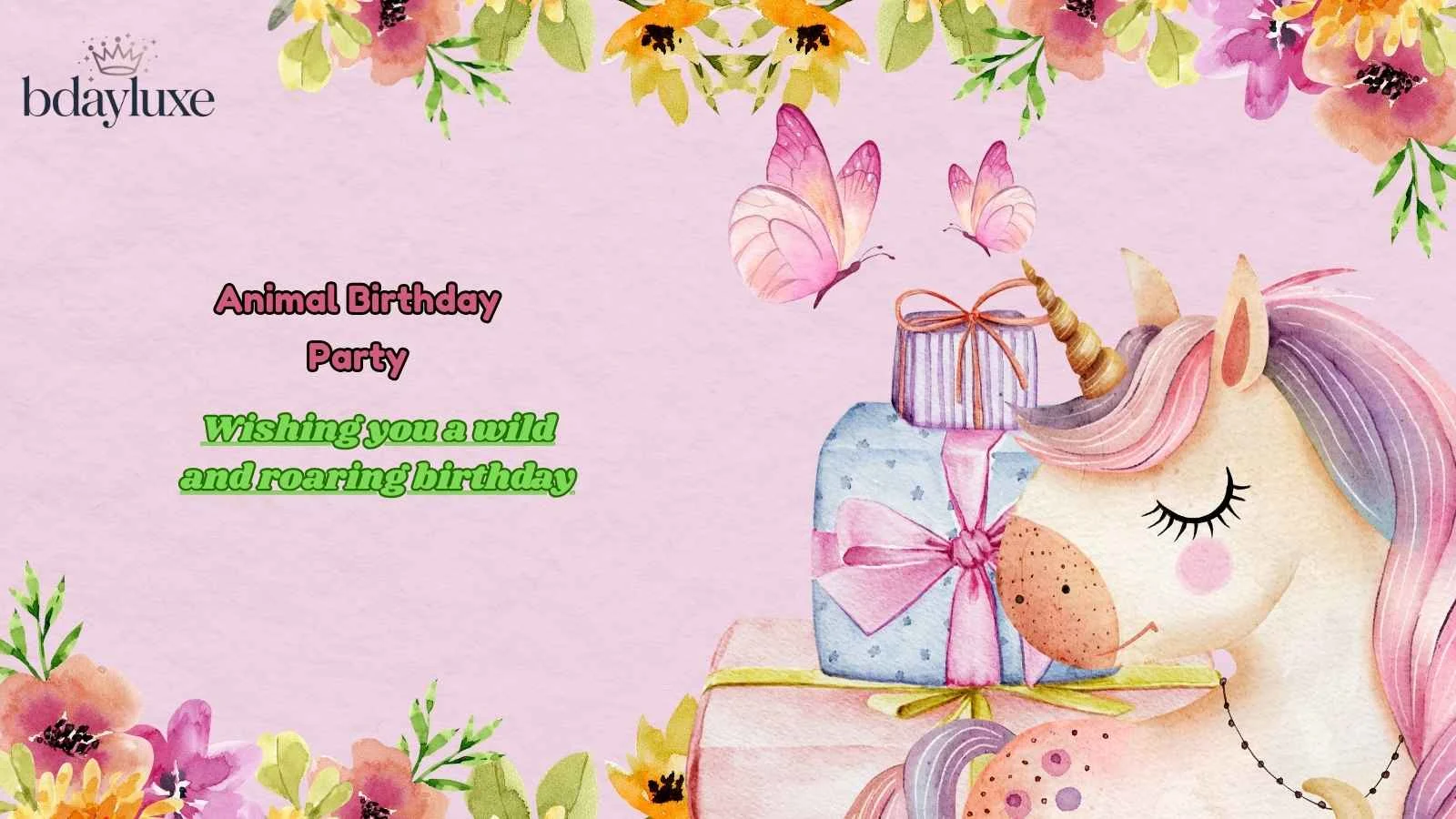 Animal Birthday Party