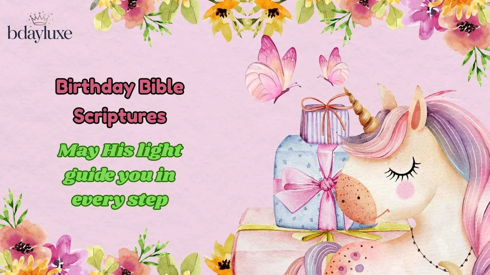Birthday Bible Scriptures
