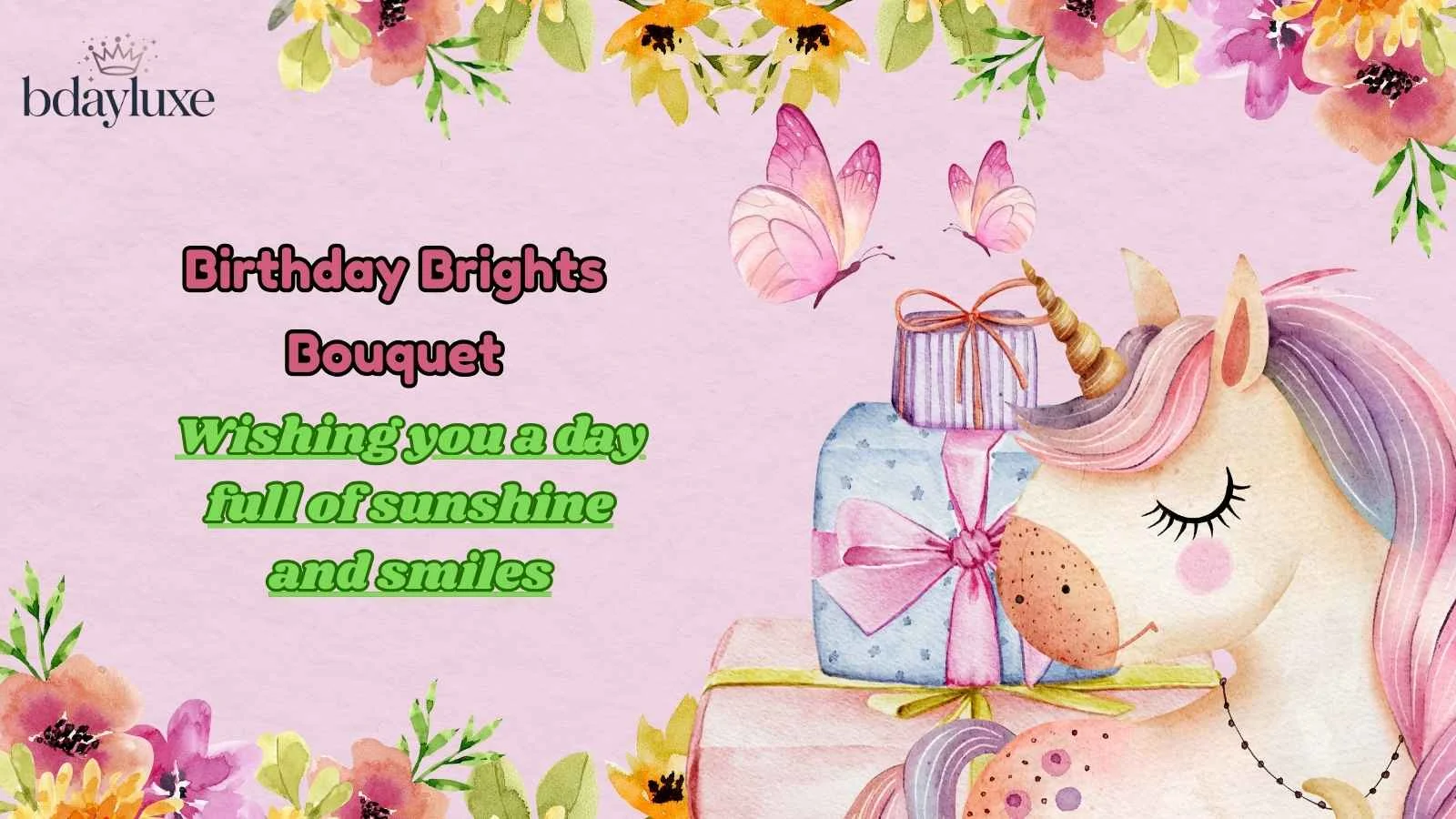 Birthday Brights Bouquet