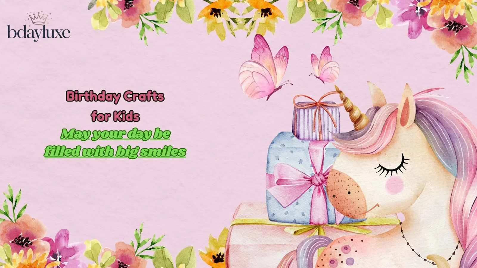 Birthday Crafts for Kids