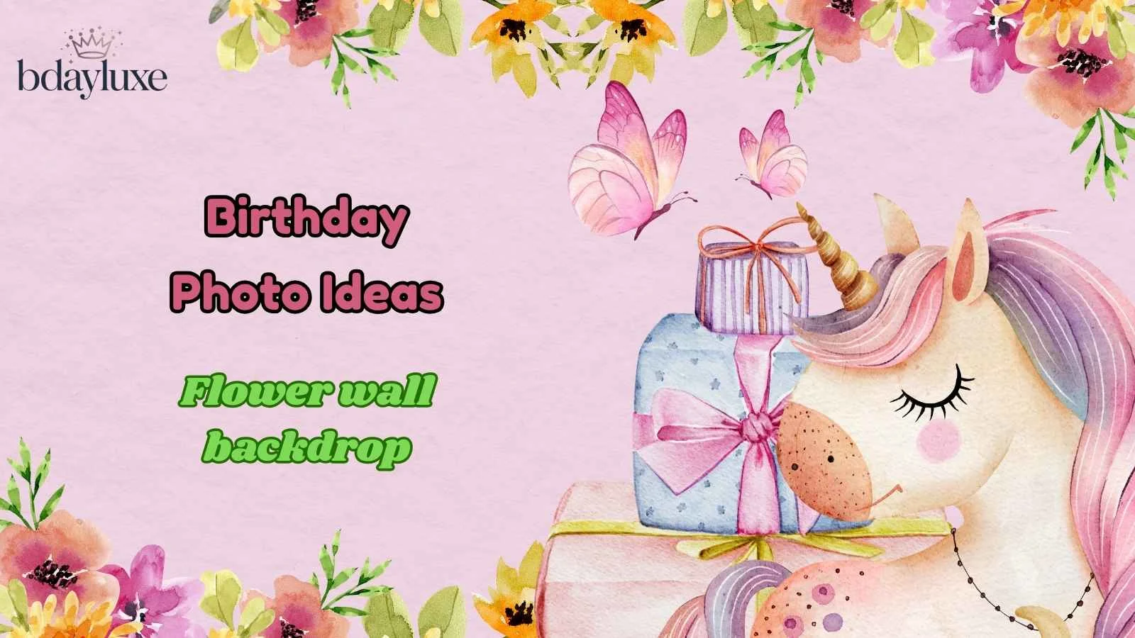 Birthday Photo Ideas