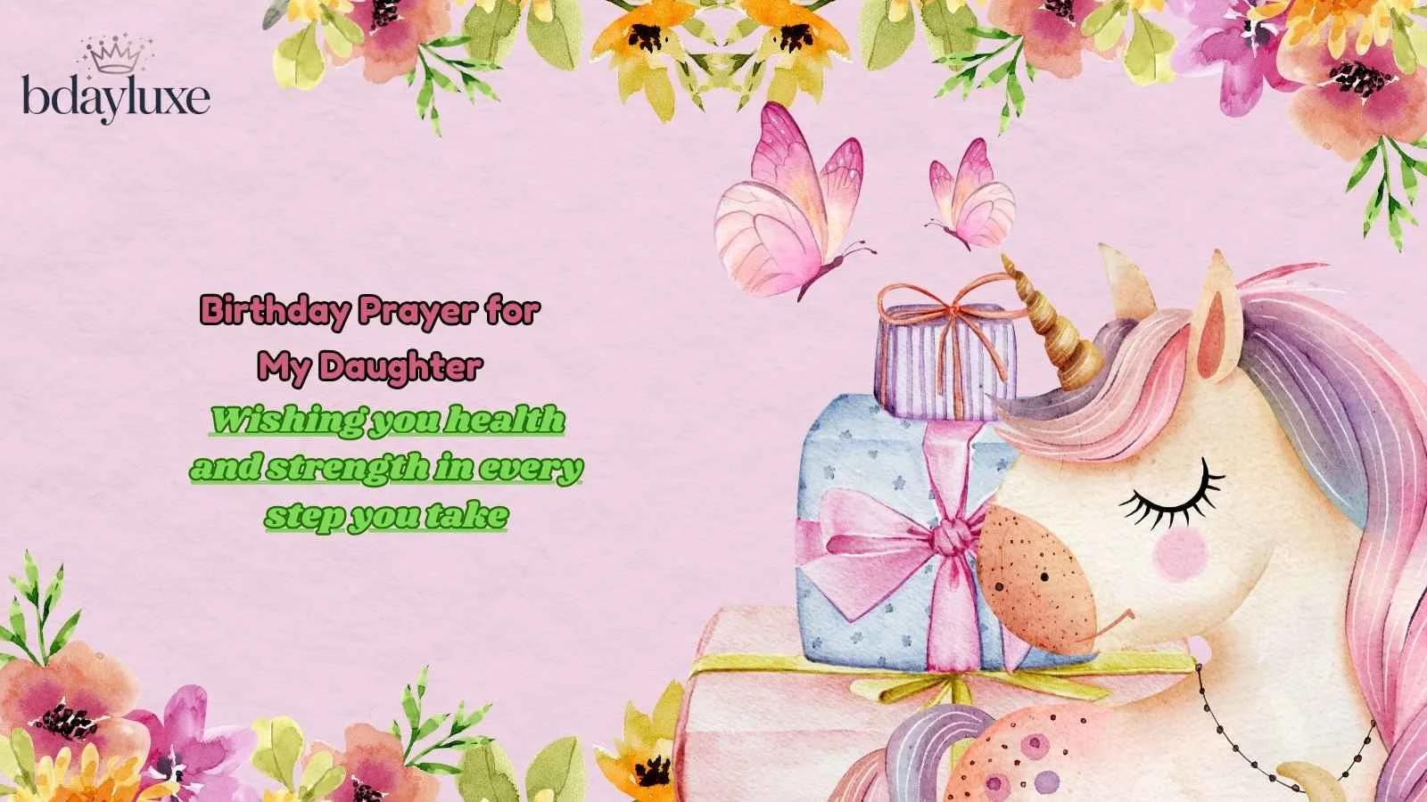 Birthday Prayer for My Daughter