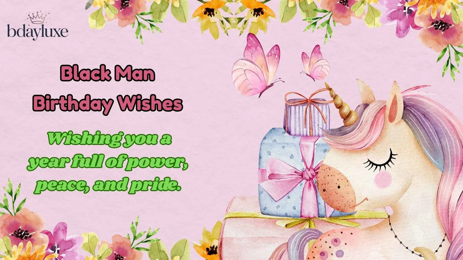 Black Man Birthday Wishes