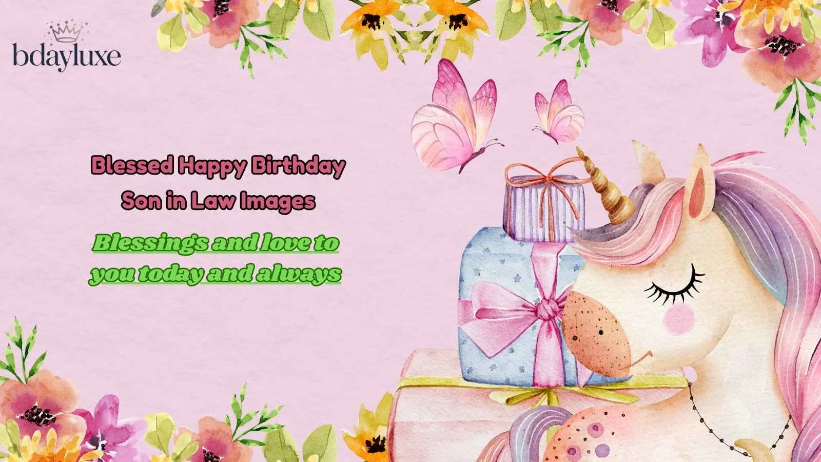 Blessed Happy Birthday Son in Law Images