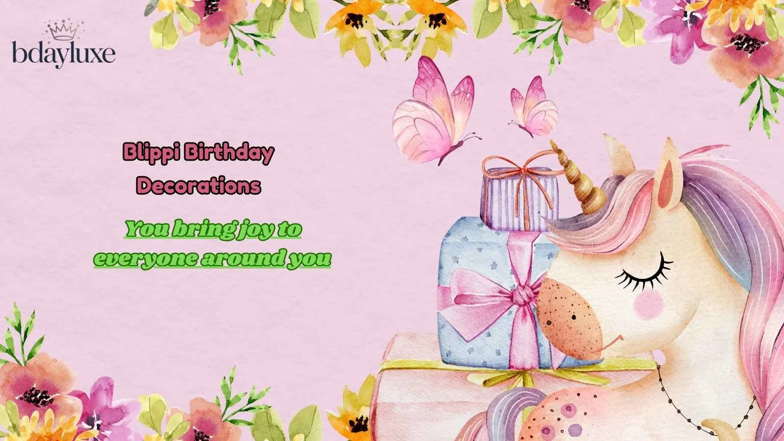 Blippi Birthday Decorations