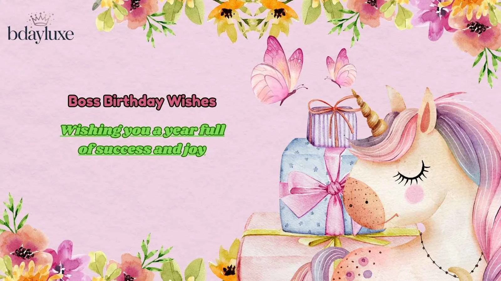 Boss Birthday Wishes