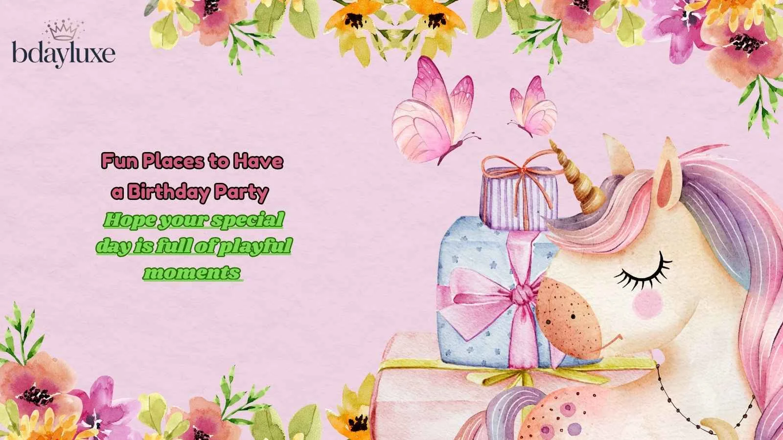 Fun Places to Have a Birthday Party