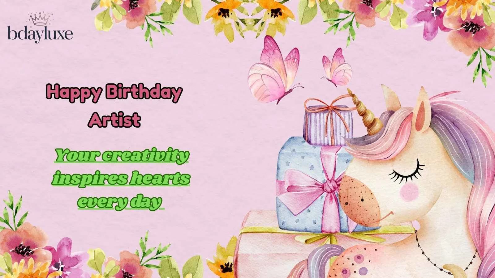 Happy Birthday Artist