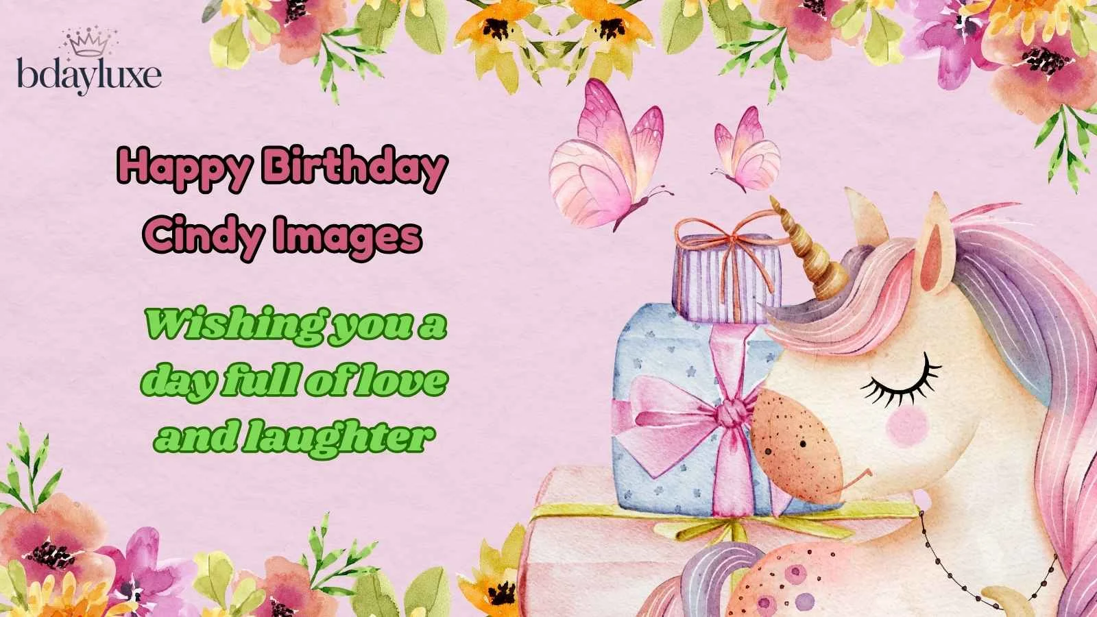 Happy Birthday Cindy Images