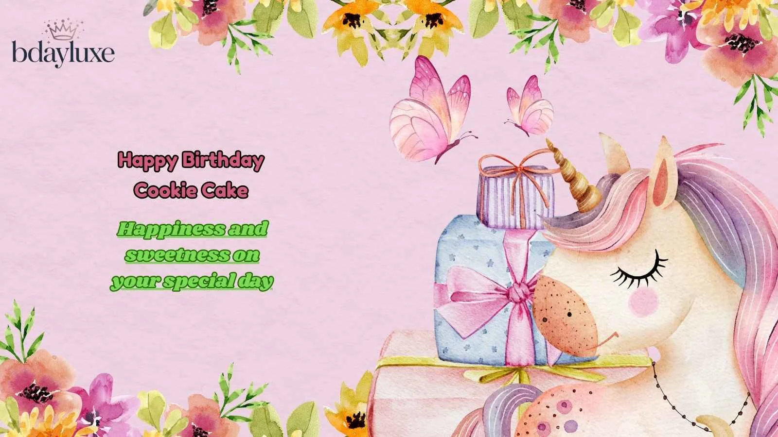 Happy Birthday Cookie Cake