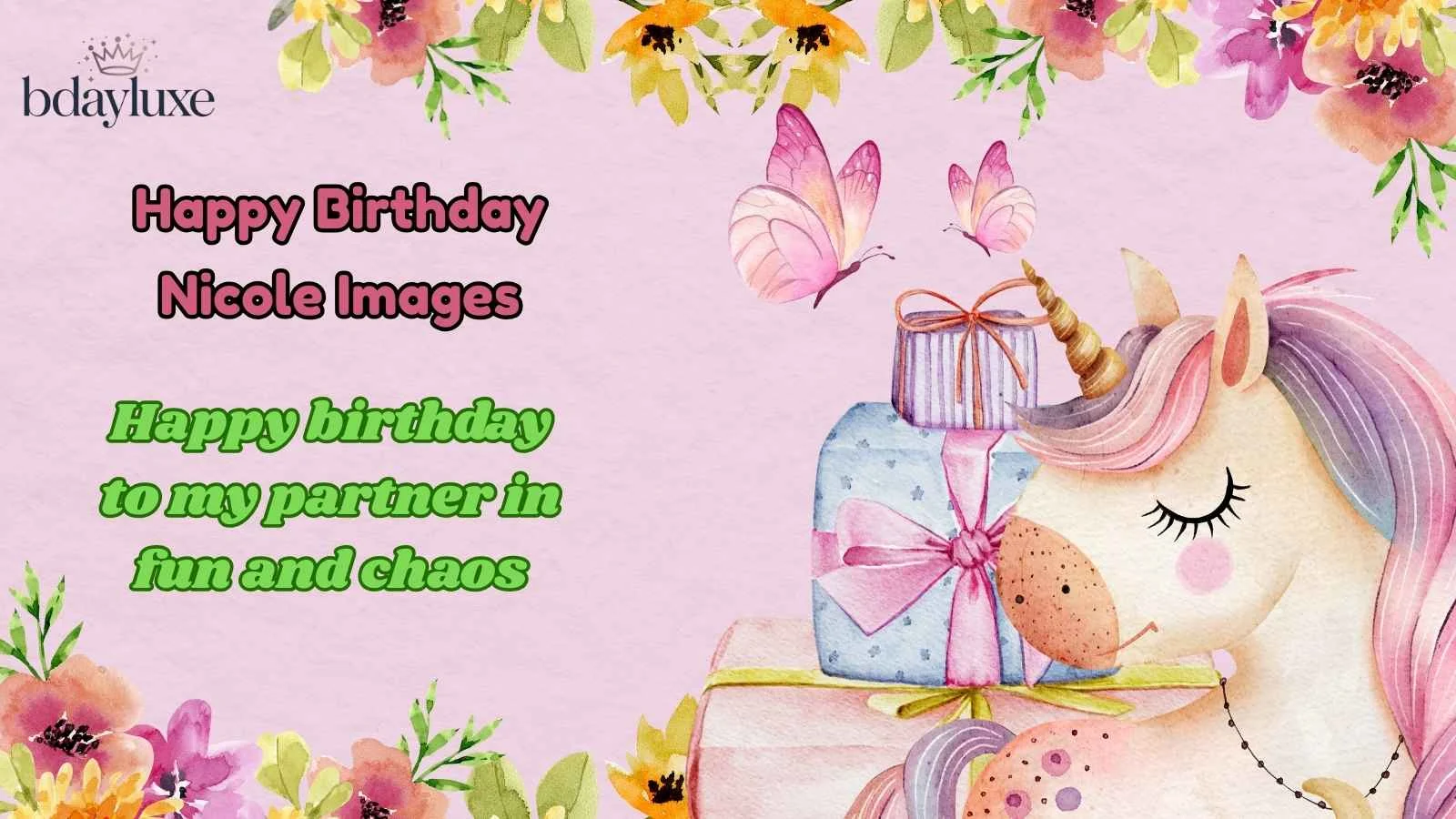 Happy Birthday Nicole Images