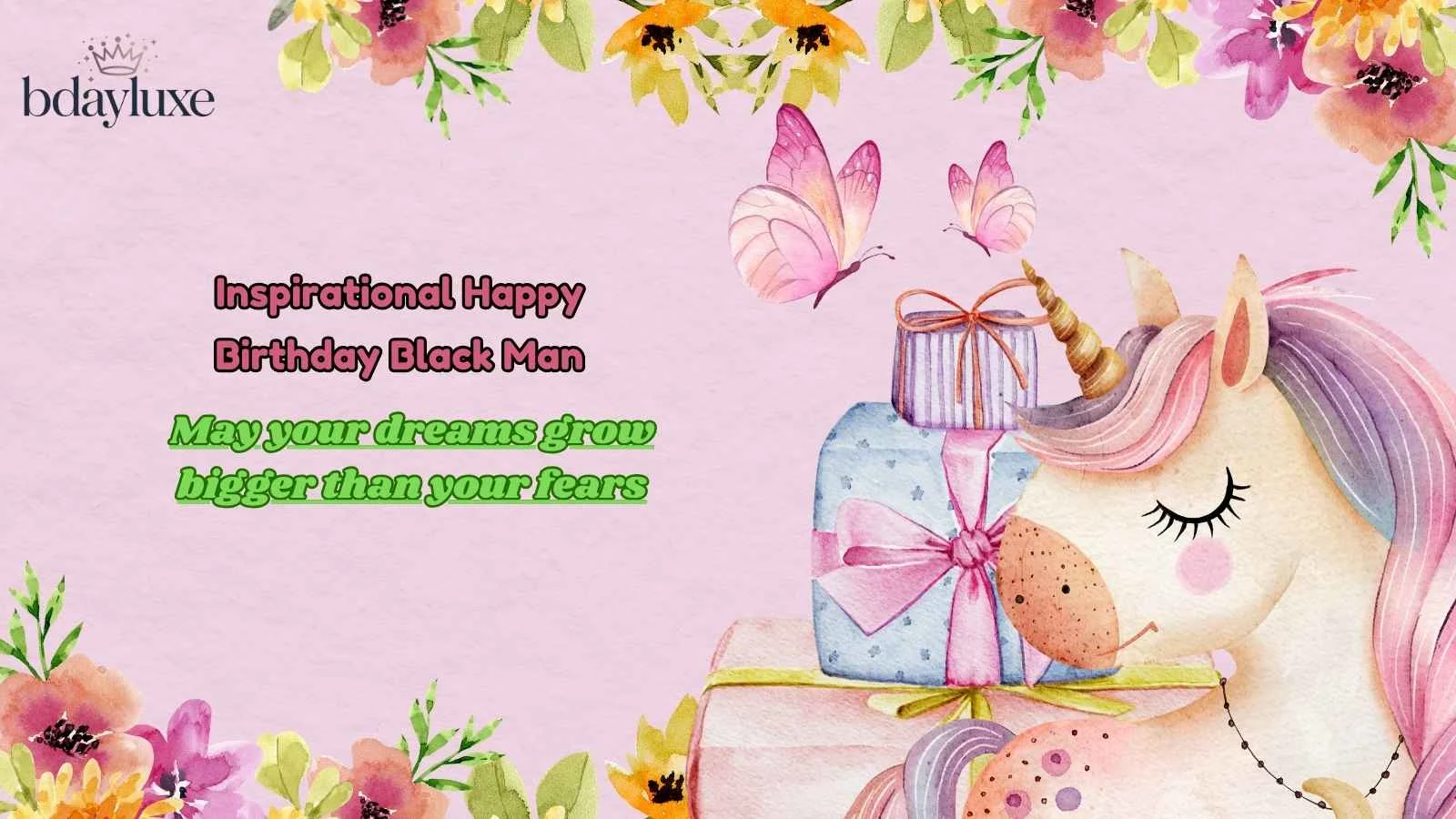 Inspirational Happy Birthday Black Man