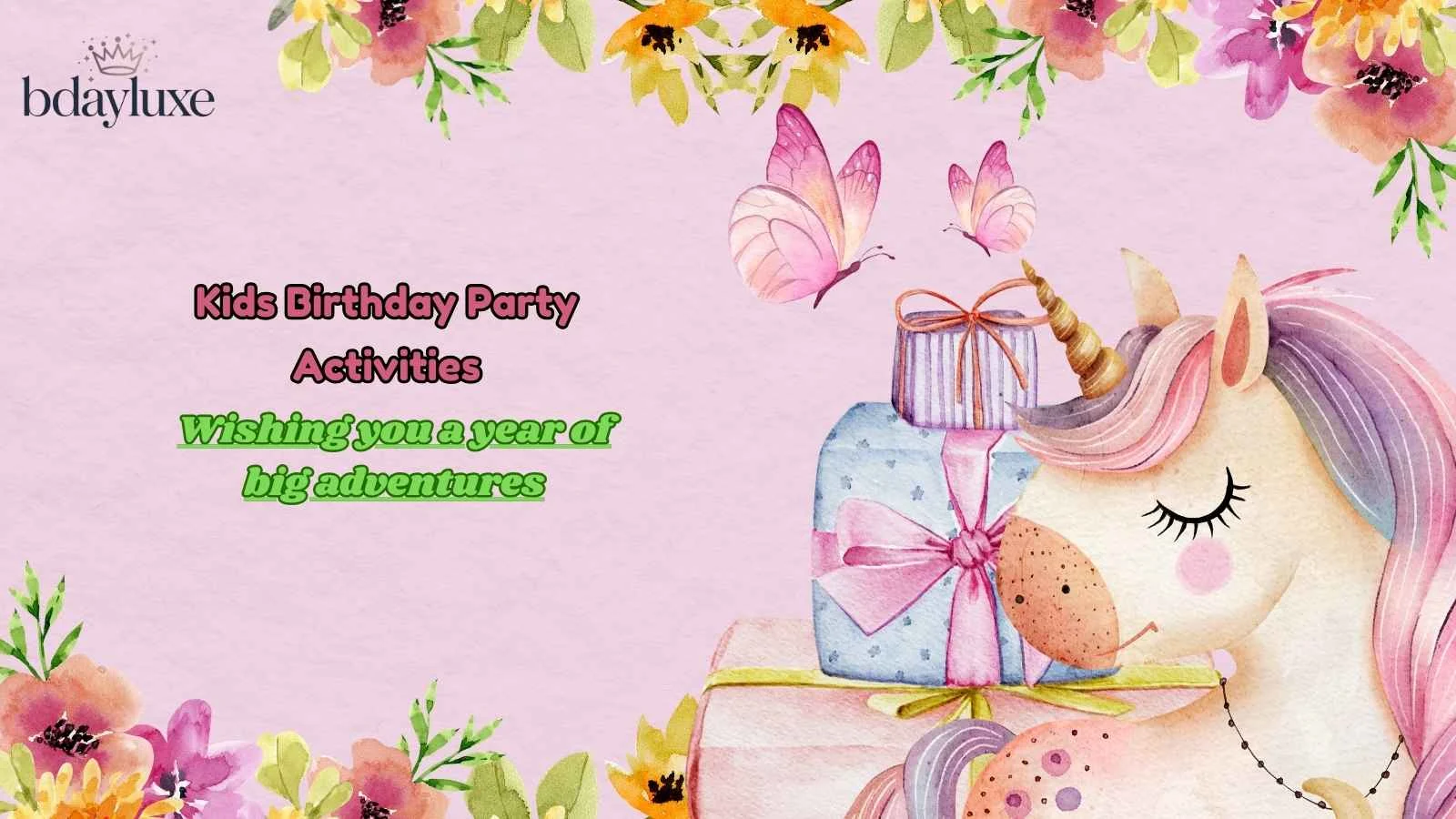 Kids Birthday Party Activities