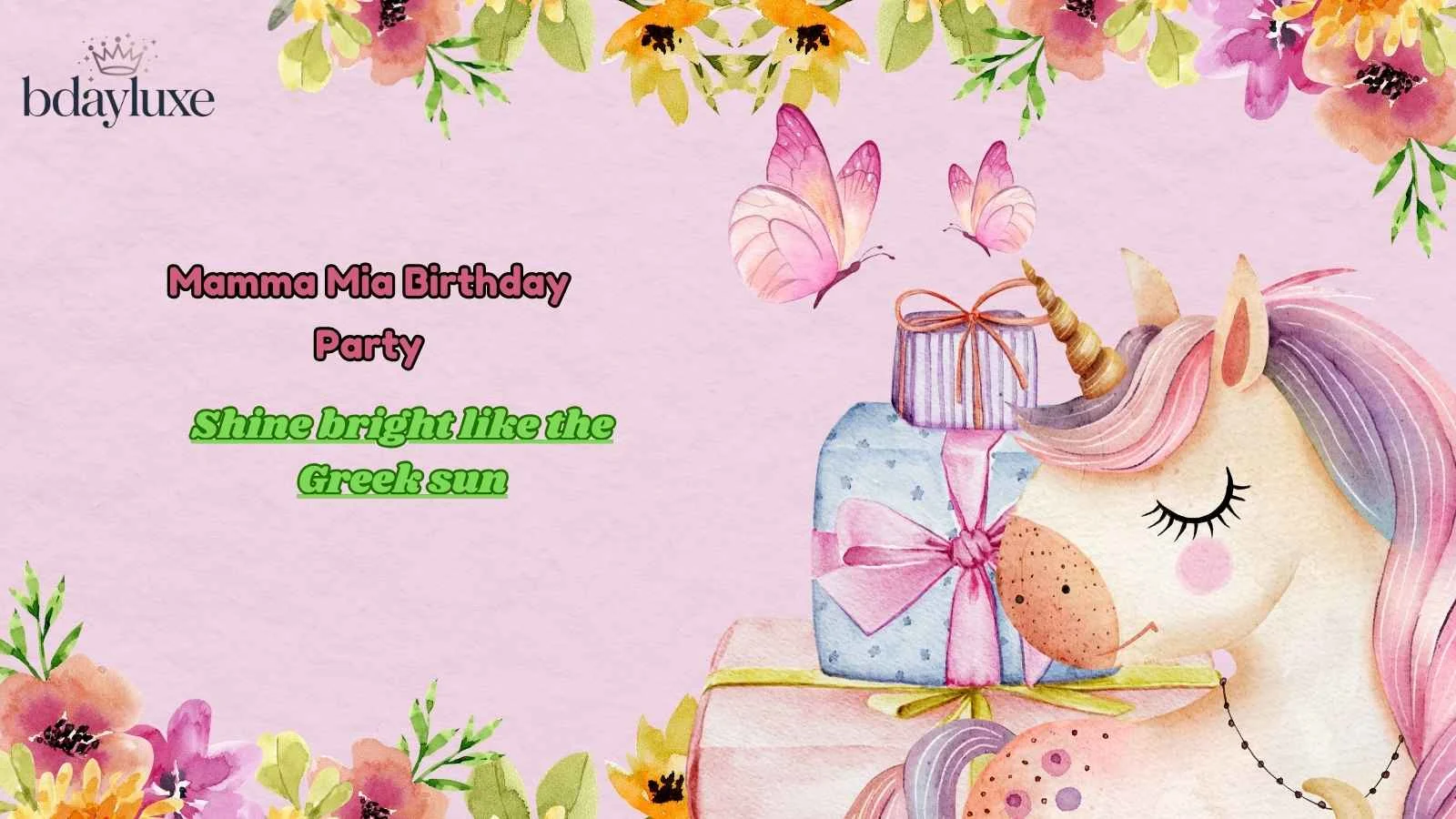 Mamma Mia Birthday Party