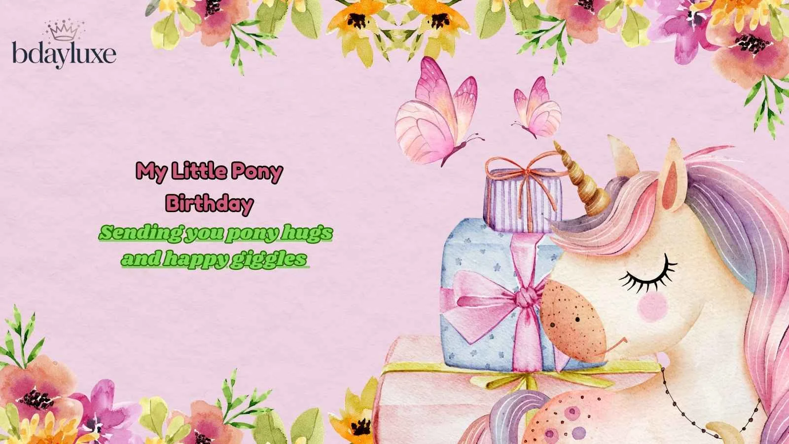 My Little Pony Birthday
