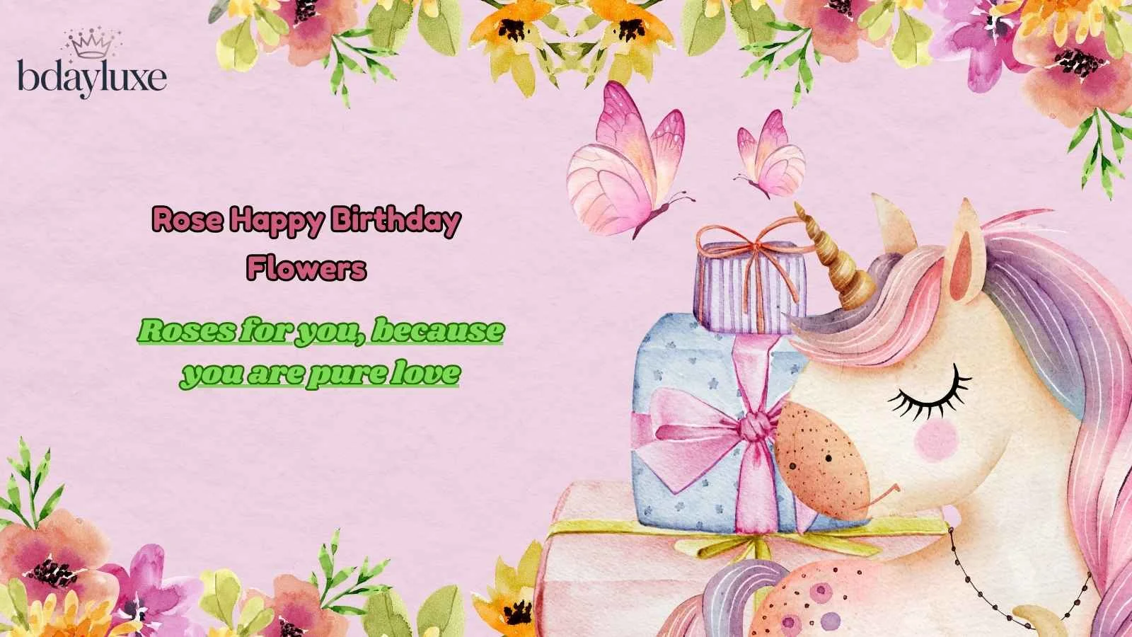 Rose Happy Birthday Flowers