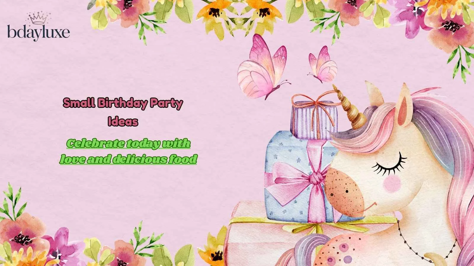 Small Birthday Party Ideas