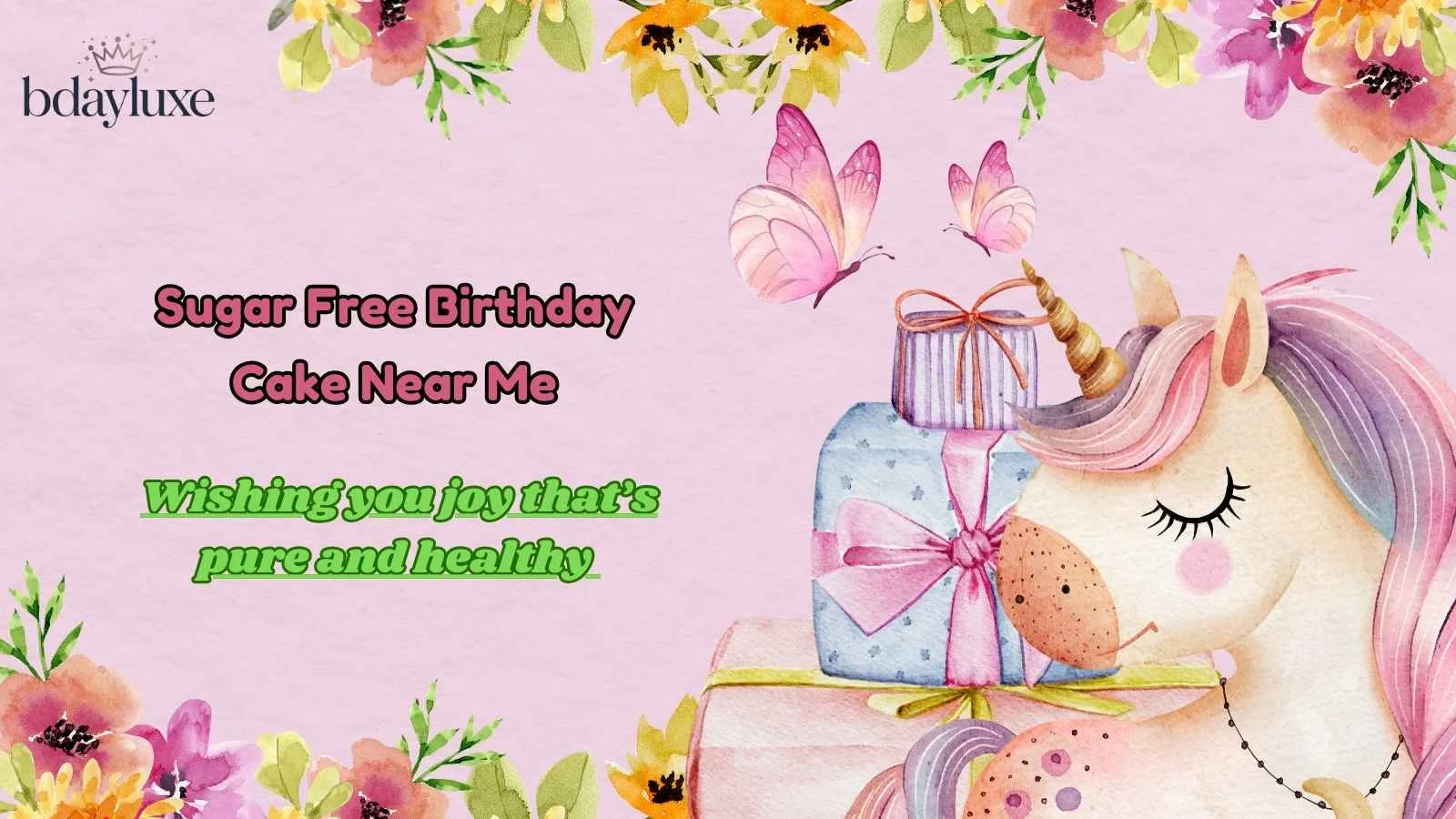 Sugar Free Birthday Cake Near Me