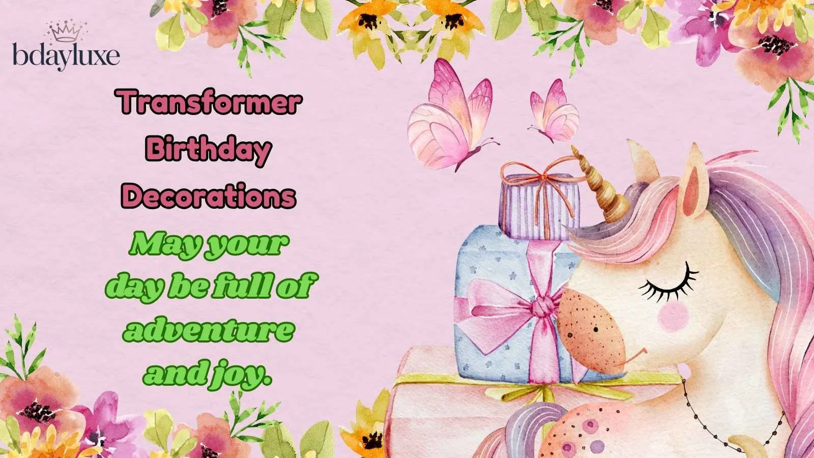 Transformer Birthday Decorations