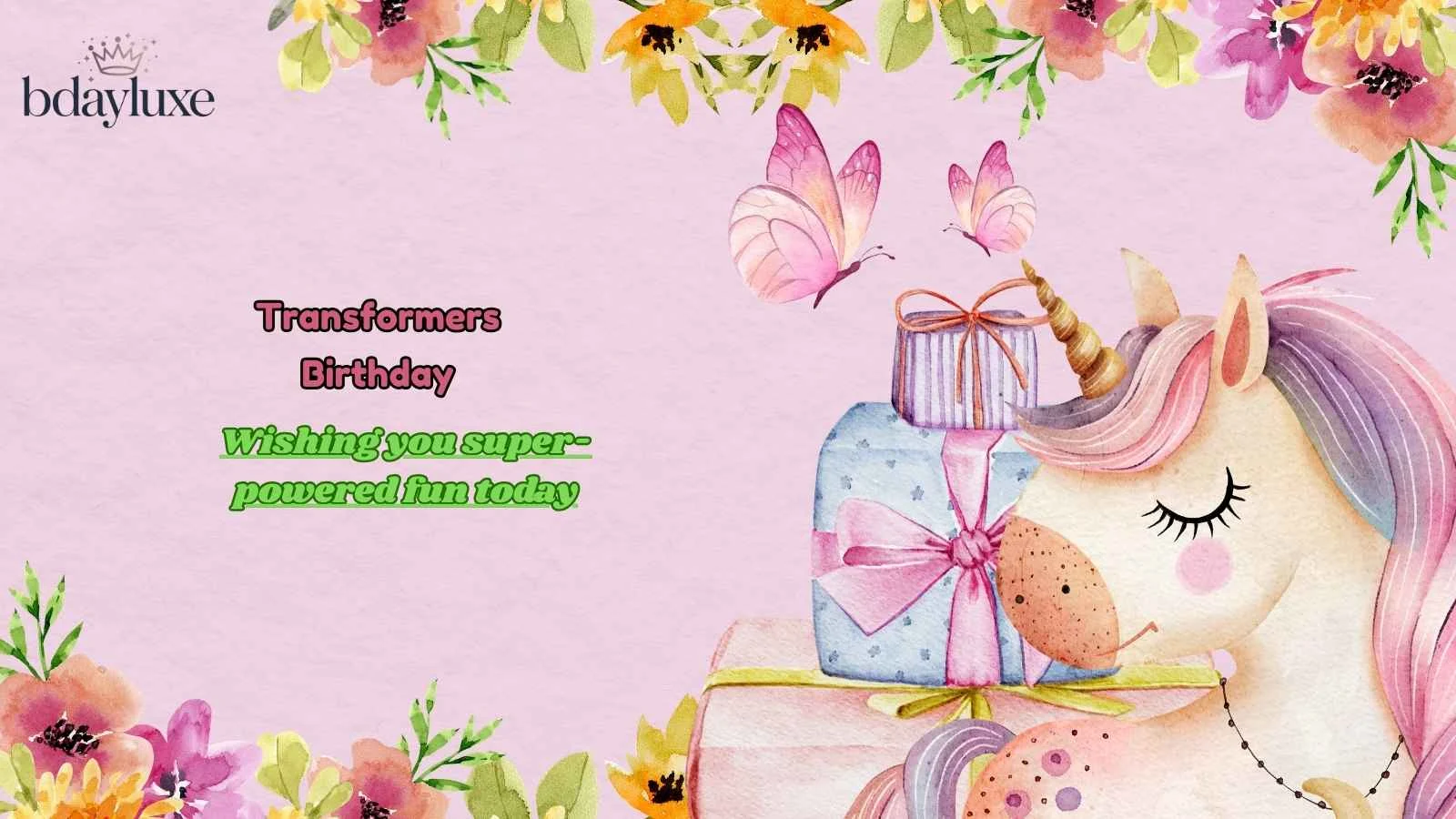 Transformers Birthday