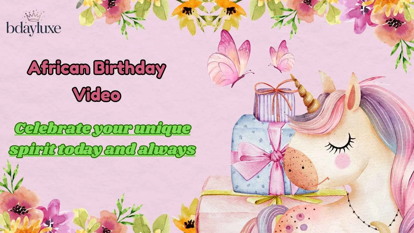 African Birthday Video