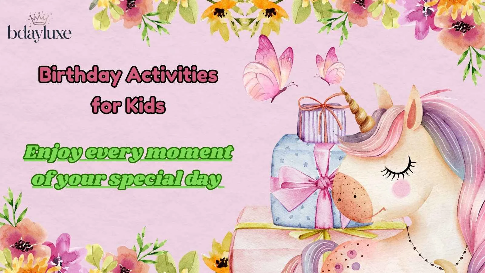 Birthday Activities for Kids