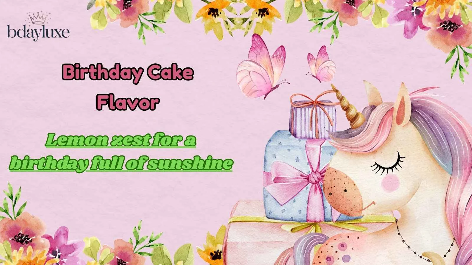 Birthday Cake Flavor