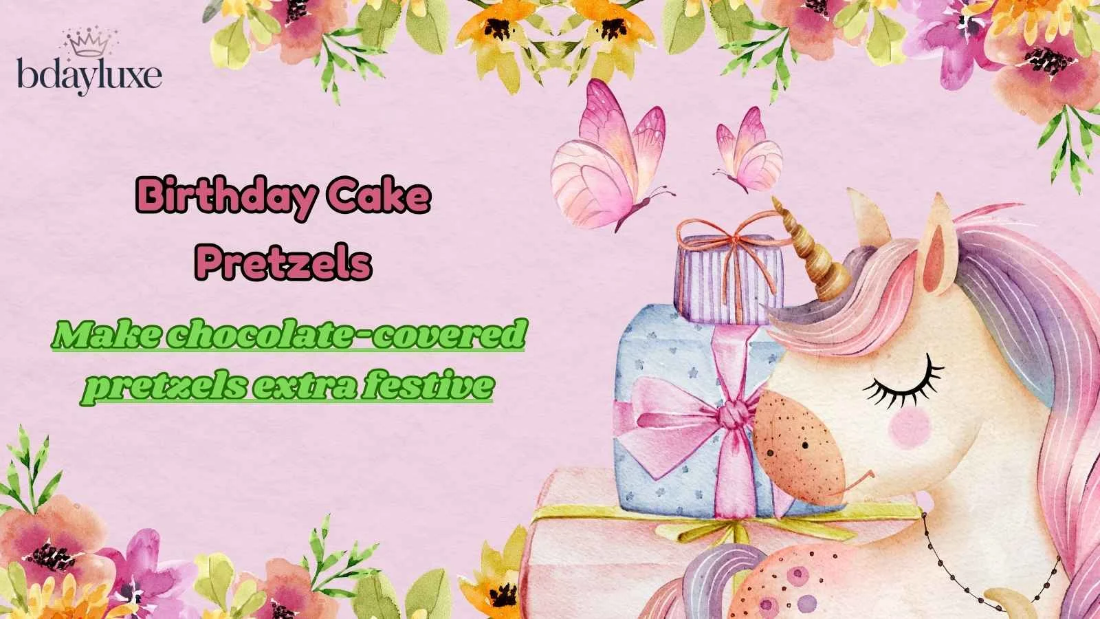 Birthday Cake Pretzels