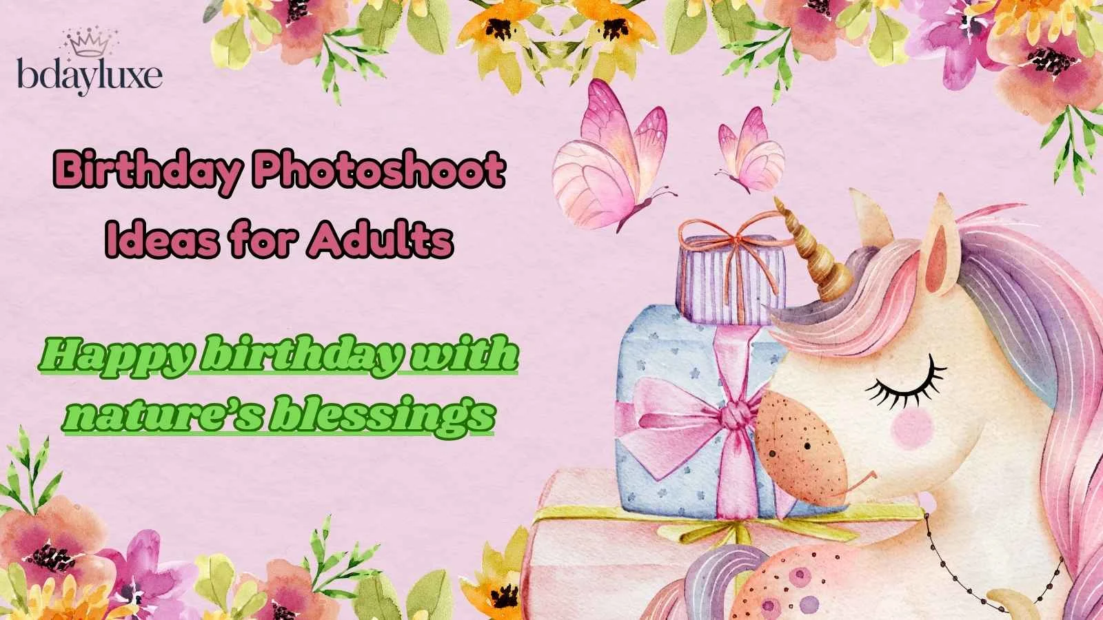 Birthday Photoshoot Ideas for Adults