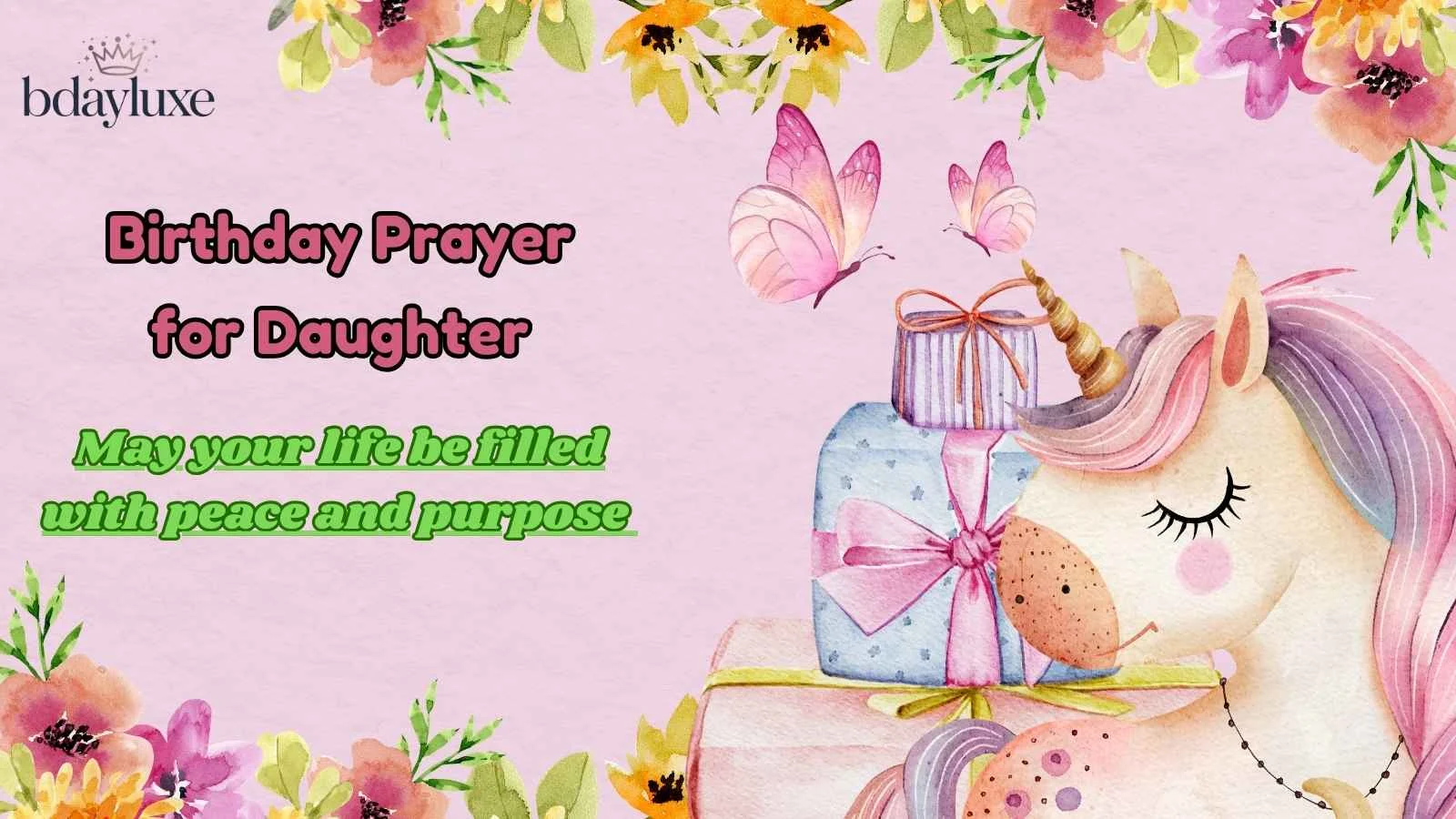 Birthday Prayer for Daughter