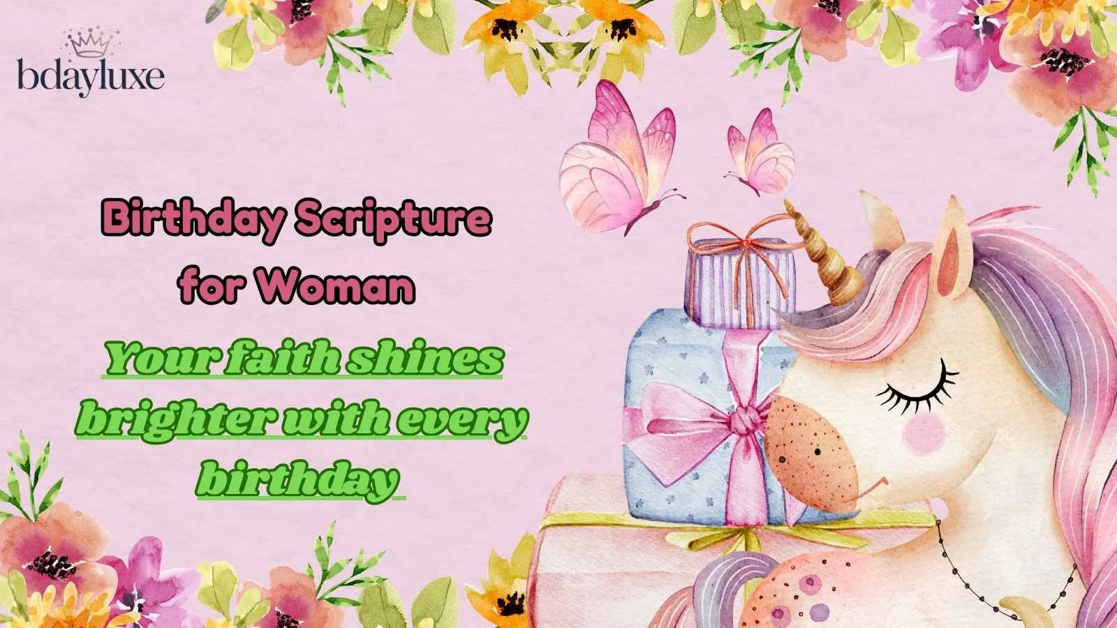 Birthday Scripture for Woman