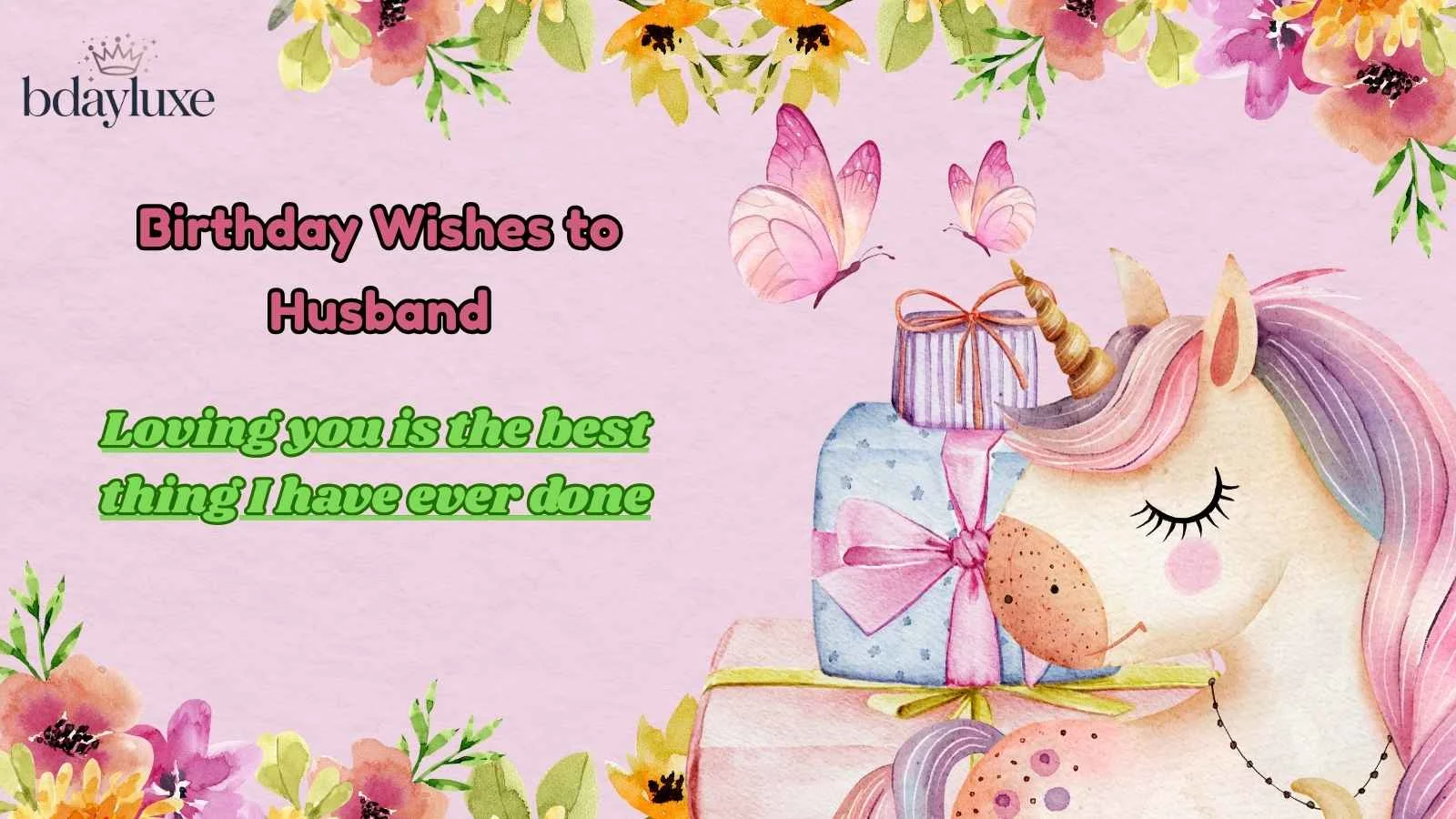 Birthday Wishes to Husband