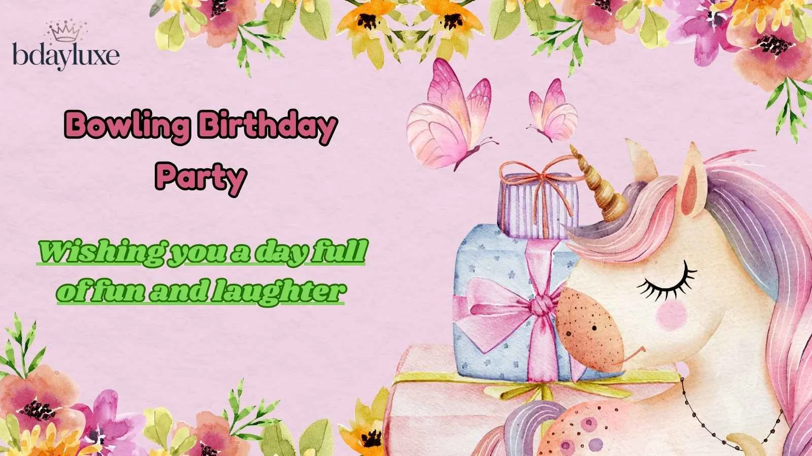 Bowling Birthday Party