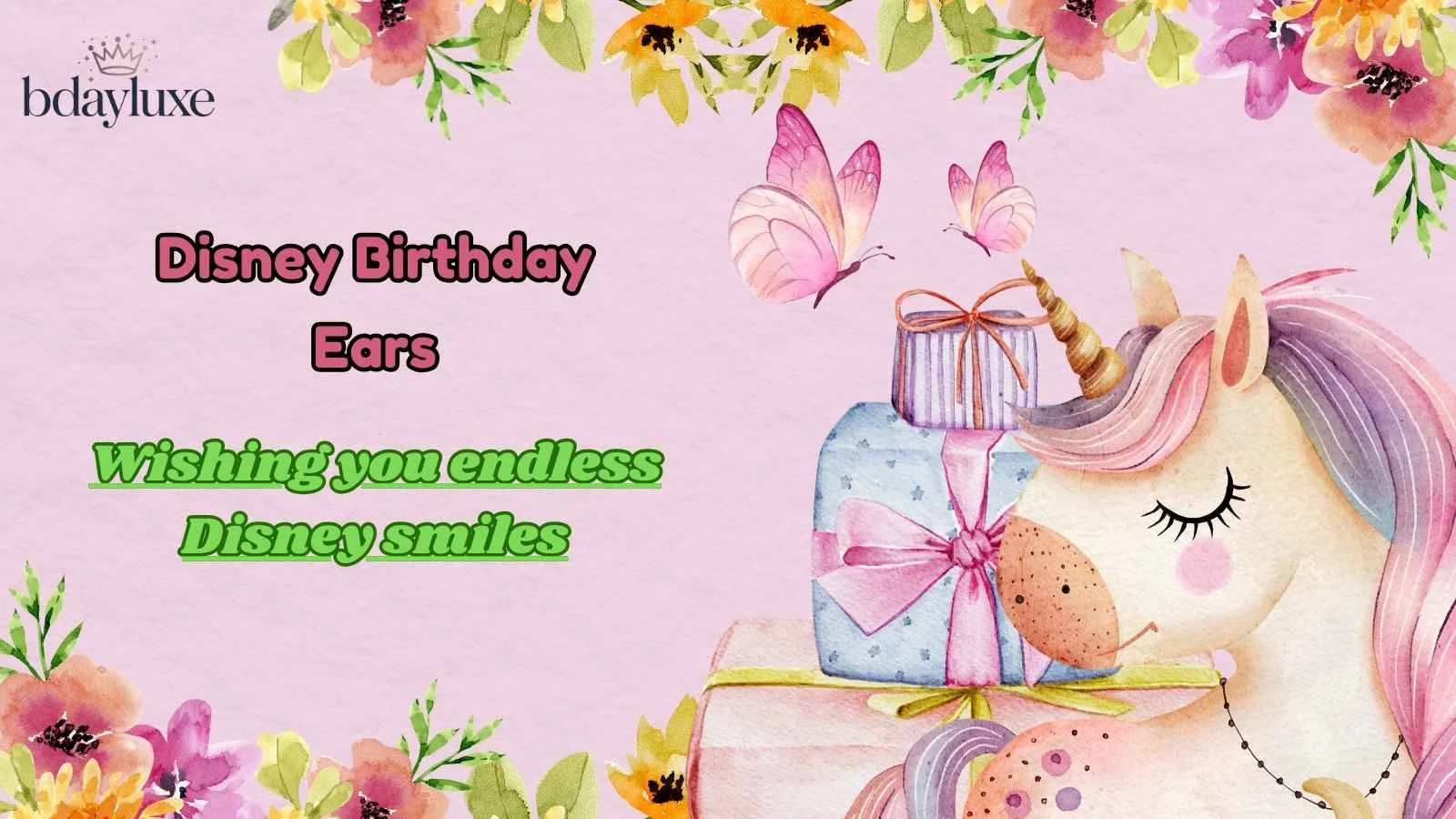 Disney Birthday Ears