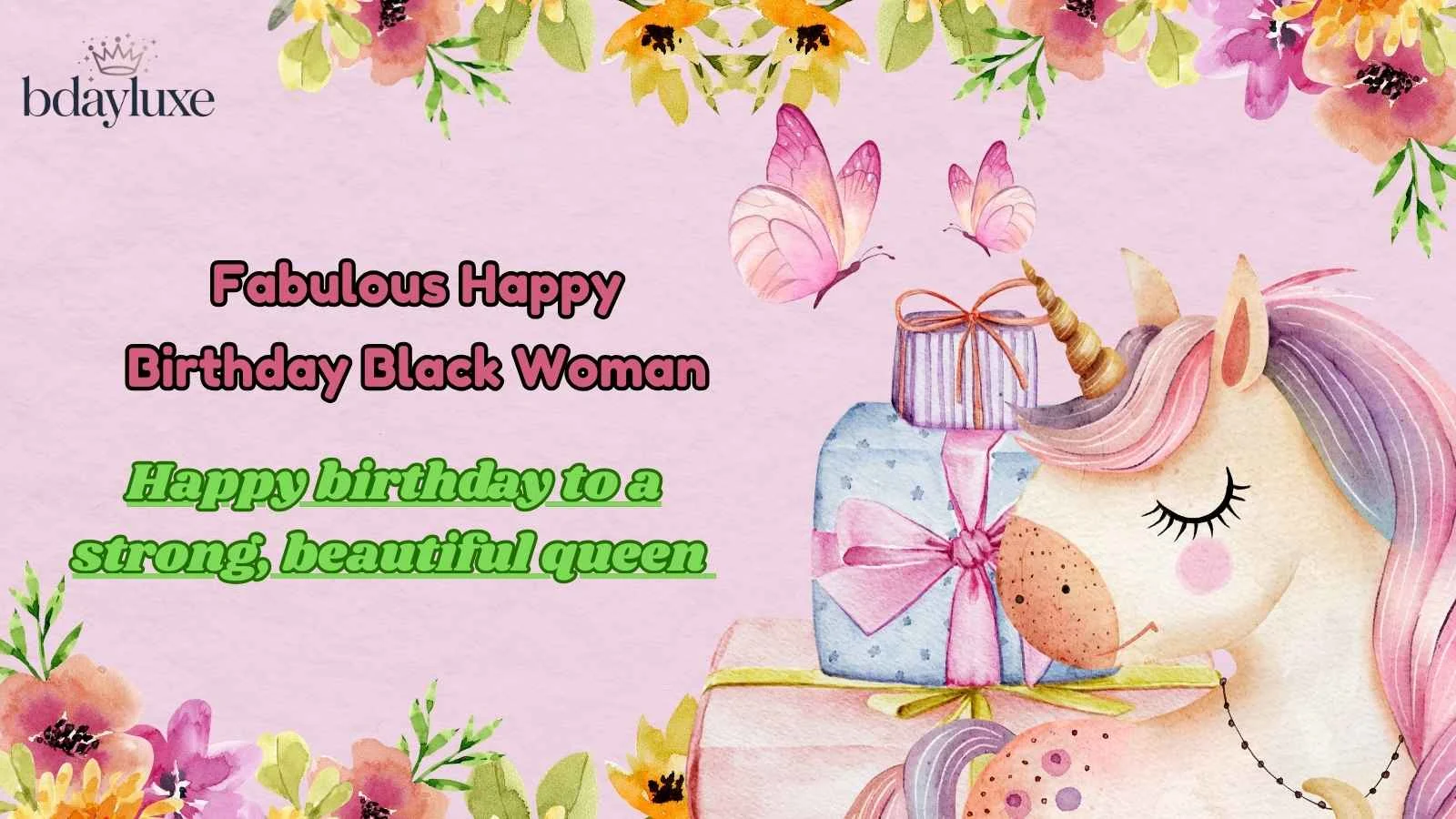 Fabulous Happy Birthday Black Woman