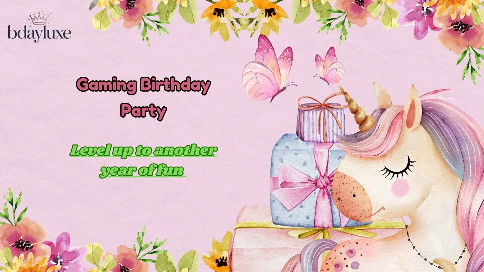 Gaming Birthday Party