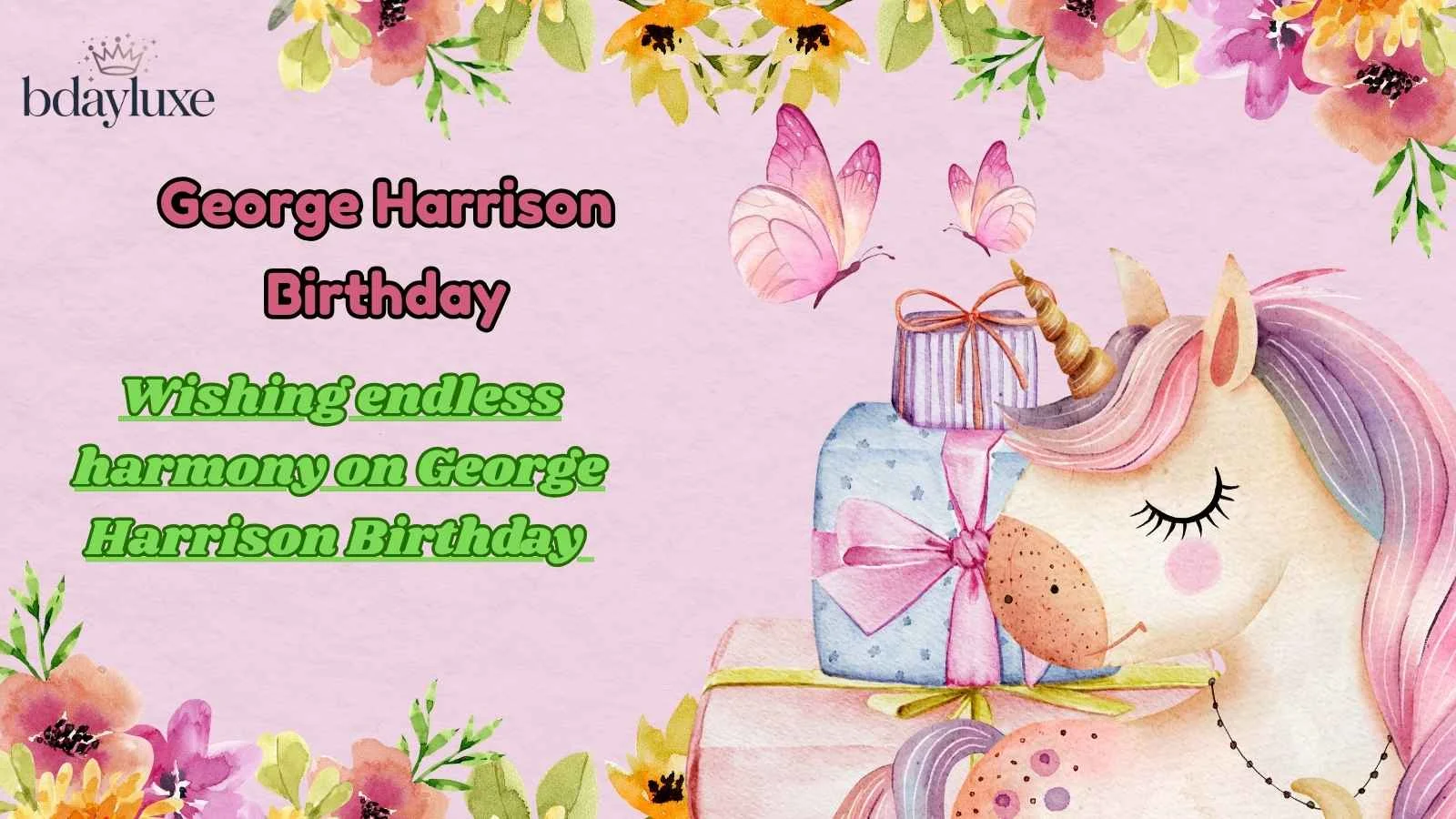 George Harrison Birthday